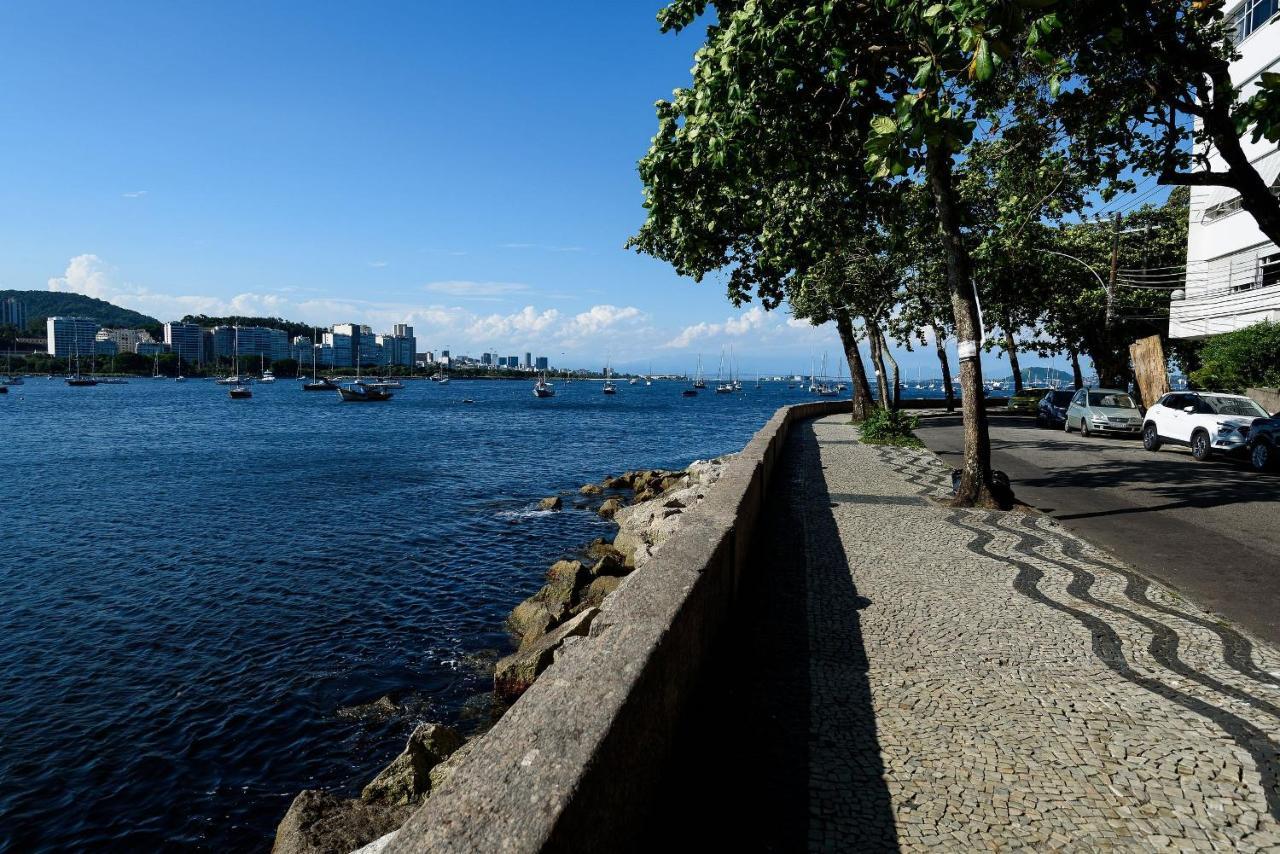 2 Quartos Na Urca Com Vista Para Baia De Guanabara A 700M Pao De Acucar Com Cozinha Completa E Wi-Fi - Bares, Restaurantes E Comercio Local A Poucos Metros Rio de Janeiro Dış mekan fotoğraf